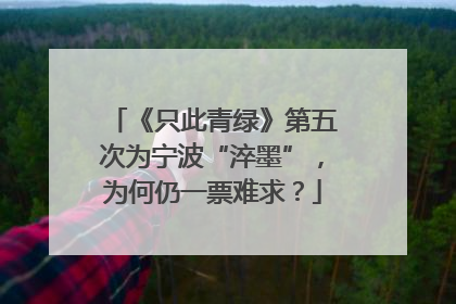 《只此青绿》第五次为宁波“淬墨”，为何仍一票难求？