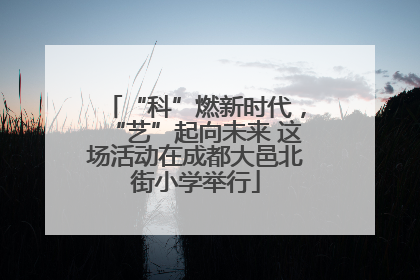 “科”燃新时代，“艺”起向未来 这场活动在成都大邑北街小学举行