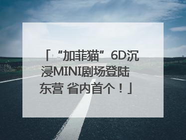 “加菲猫”6D沉浸MINI剧场登陆东营 省内首个！