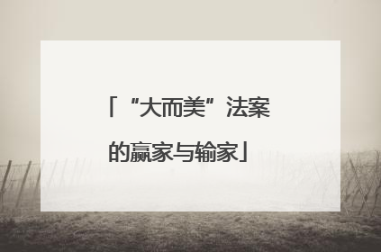 “大而美”法案的赢家与输家
