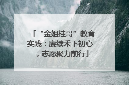 “金姐桂哥”教育实践：赓续禾下初心，志愿聚力前行