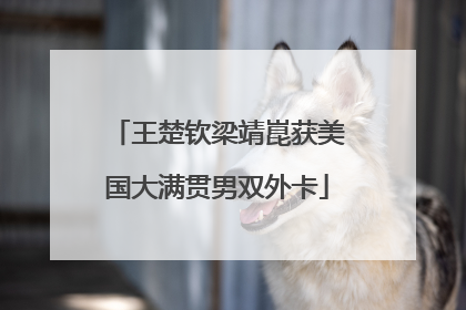 王楚钦梁靖崑获美国大满贯男双外卡