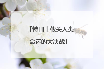 特刊丨攸关人类命运的大决战