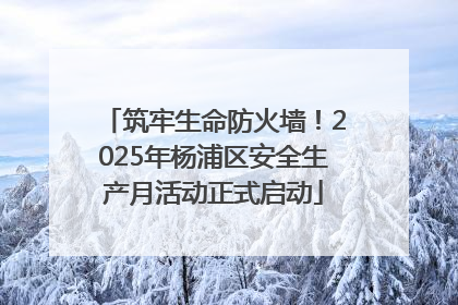 筑牢生命防火墙！2025年杨浦区安全生产月活动正式启动