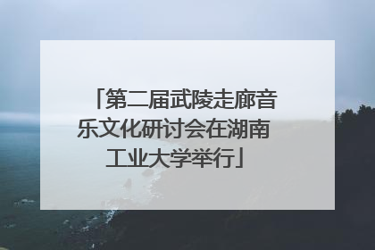 第二届武陵走廊音乐文化研讨会在湖南工业大学举行