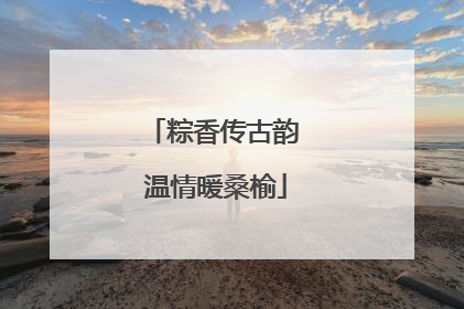 粽香传古韵 温情暖桑榆