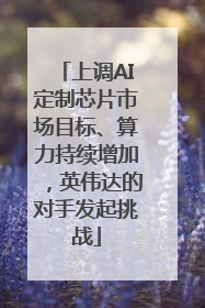 上调AI定制芯片市场目标、算力持续增加，英伟达的对手发起挑战