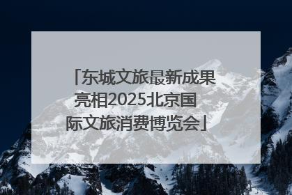 东城文旅最新成果亮相2025北京国际文旅消费博览会