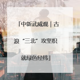 中新武威观｜古浪“三北”攻坚织就绿色经纬