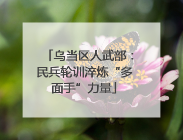 乌当区人武部：民兵轮训淬炼“多面手”力量