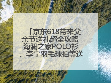 京东618带来父亲节送礼超全攻略 海澜之家POLO衫、李宁羽毛球拍等送到爸爸心坎上