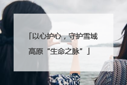 以心护心，守护雪域高原“生命之脉”