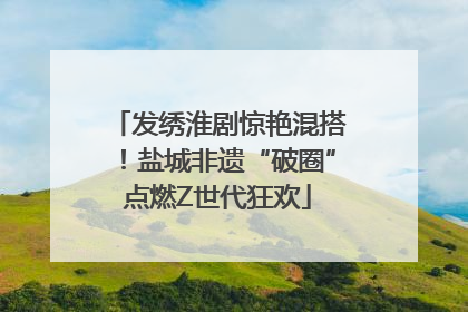 发绣淮剧惊艳混搭！盐城非遗“破圈”点燃Z世代狂欢