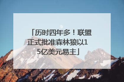 历时四年多！联盟正式批准森林狼以15亿美元易主