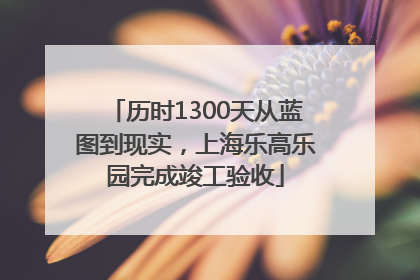 历时1300天从蓝图到现实，上海乐高乐园完成竣工验收
