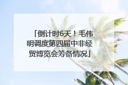 倒计时6天！毛伟明调度第四届中非经贸博览会筹备情况