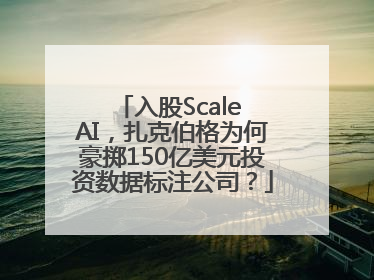 入股Scale AI，扎克伯格为何豪掷150亿美元投资数据标注公司？