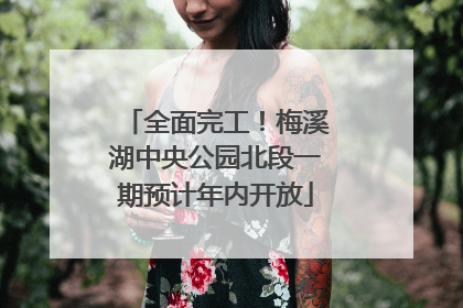 全面完工！梅溪湖中央公园北段一期预计年内开放
