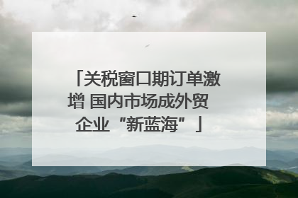 关税窗口期订单激增 国内市场成外贸企业“新蓝海”