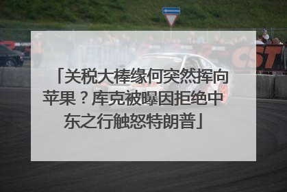关税大棒缘何突然挥向苹果？库克被曝因拒绝中东之行触怒特朗普