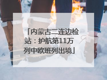内蒙古二连边检站：护航第11万列中欧班列出境