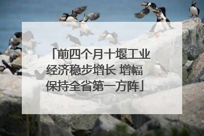 前四个月十堰工业经济稳步增长 增幅保持全省第一方阵