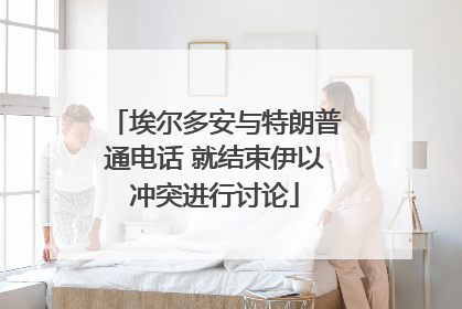 埃尔多安与特朗普通电话 就结束伊以冲突进行讨论