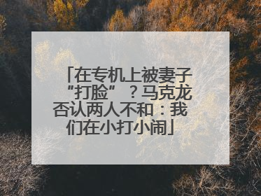 在专机上被妻子“打脸”？马克龙否认两人不和：我们在小打小闹