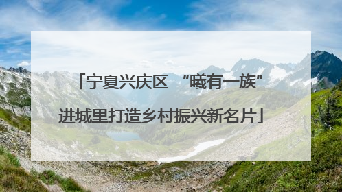 宁夏兴庆区 “曦有一族”进城里打造乡村振兴新名片