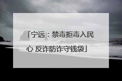 宁远：禁毒拒毒入民心 反诈防诈守钱袋