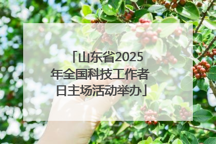 山东省2025年全国科技工作者日主场活动举办
