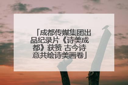 成都传媒集团出品纪录片《诗美成都》获赞 古今诗意共绘诗美画卷
