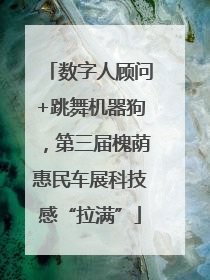数字人顾问+跳舞机器狗，第三届槐荫惠民车展科技感“拉满”