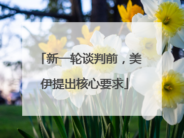 新一轮谈判前，美伊提出核心要求