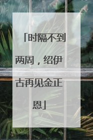 时隔不到两周，绍伊古再见金正恩