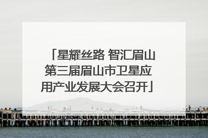 星耀丝路 智汇眉山 第三届眉山市卫星应用产业发展大会召开
