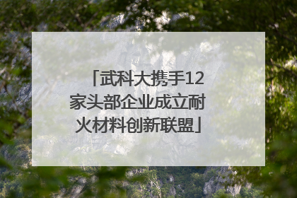 武科大携手12家头部企业成立耐火材料创新联盟
