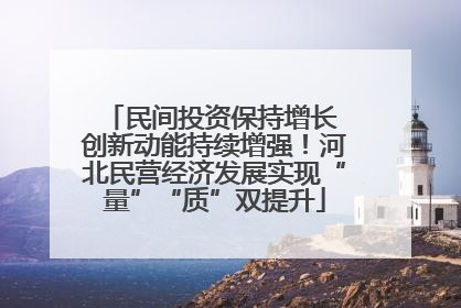 民间投资保持增长 创新动能持续增强！河北民营经济发展实现“量”“质”双提升