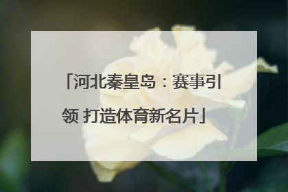 河北秦皇岛：赛事引领 打造体育新名片
