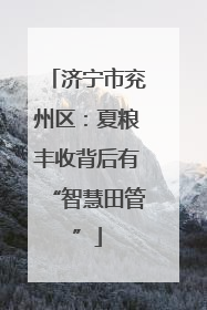 济宁市兖州区：夏粮丰收背后有“智慧田管”