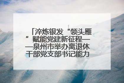 淬炼银发“领头雁”赋能党建新征程——泉州市举办离退休干部党支部书记能力建设专题培训
