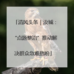 清风头条｜汝城：“点题整治”推动解决群众急难愁盼