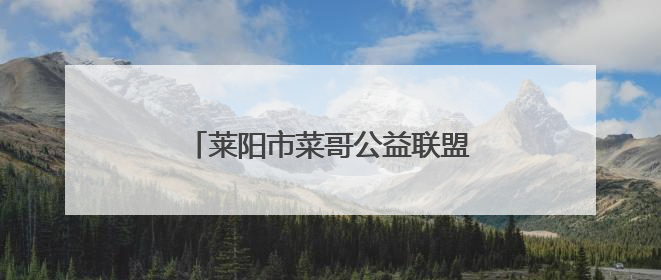 莱阳市菜哥公益联盟为患病村民送爱心款