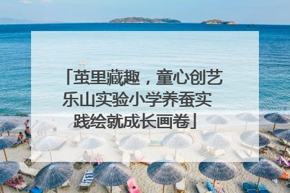 茧里藏趣，童心创艺 乐山实验小学养蚕实践绘就成长画卷