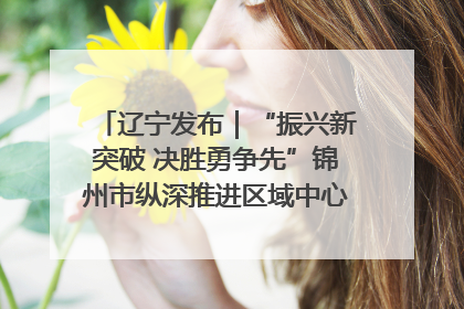 辽宁发布｜“振兴新突破 决胜勇争先”锦州市纵深推进区域中心城市建设 打造高质量发展新增长极