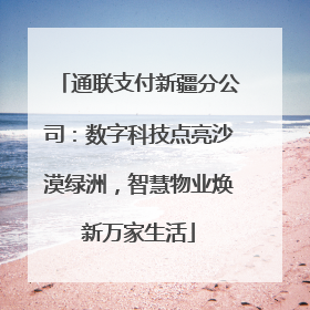 通联支付新疆分公司：数字科技点亮沙漠绿洲，智慧物业焕新万家生活
