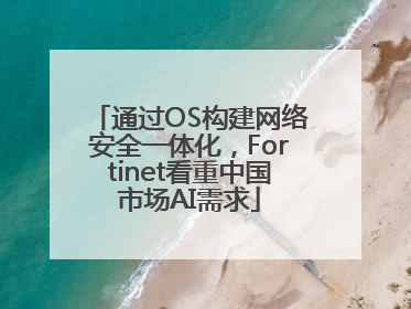 通过OS构建网络安全一体化，Fortinet看重中国市场AI需求