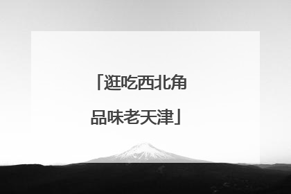 逛吃西北角 品味老天津