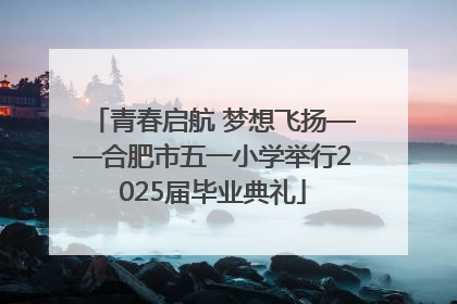 青春启航 梦想飞扬——合肥市五一小学举行2025届毕业典礼