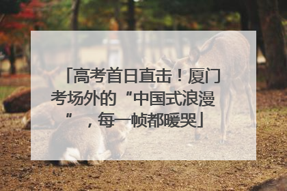 高考首日直击！厦门考场外的“中国式浪漫”，每一帧都暖哭